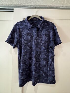G/FORE Women’s Navy Skull Camo Polo